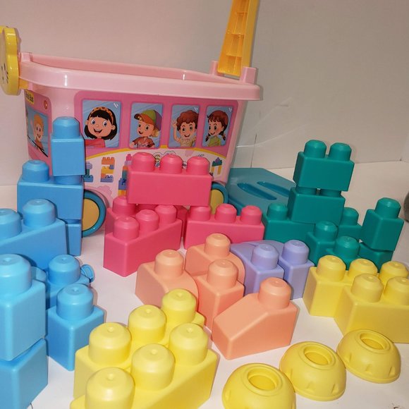 New 35pc Blocks Pull Wagon - Picture 6 of 15